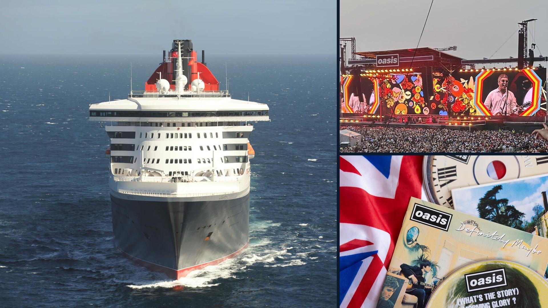 Oasis in Knebworth Park & Queen Mary 2: Spanien und Portugal