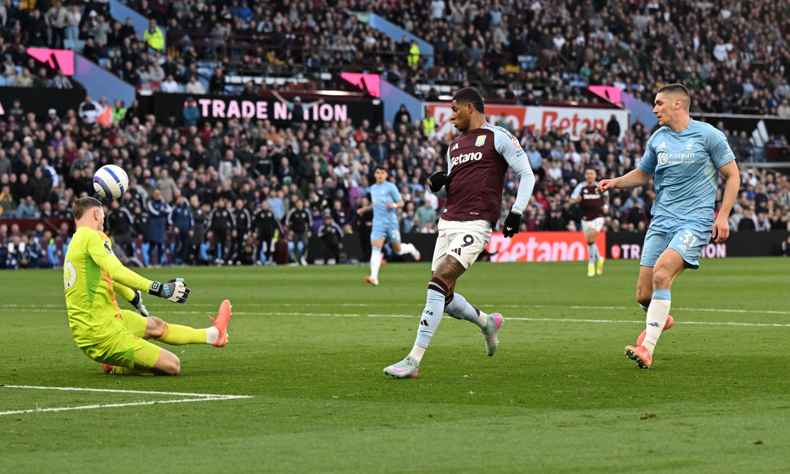 Aston Villa Nottingham Forest Rashford