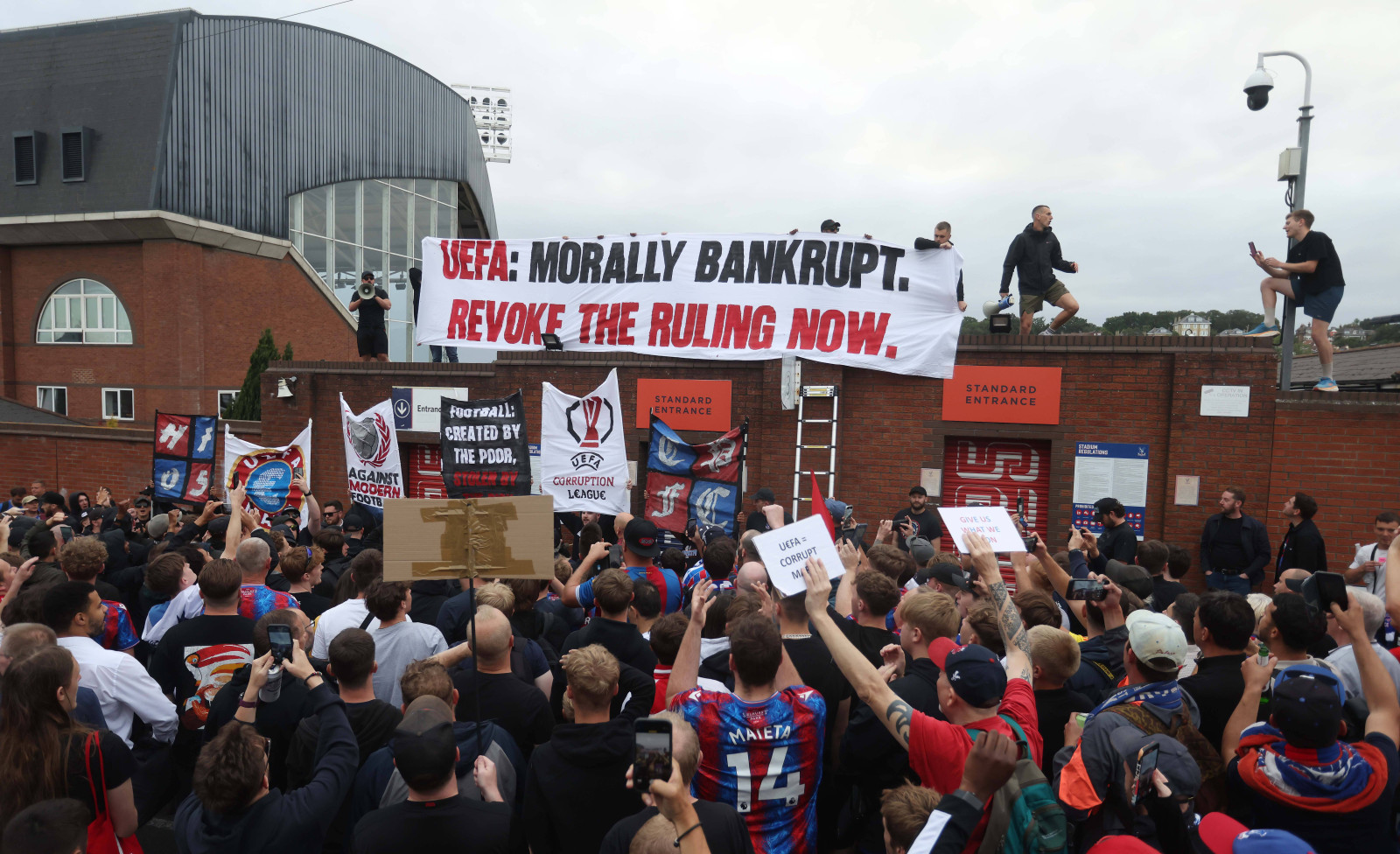Crystal Palace Fan Protests
