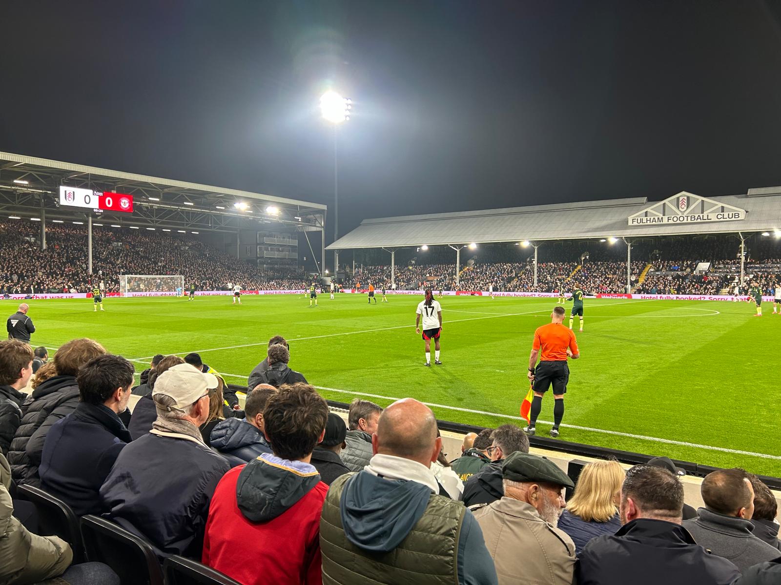 Fulham Dugout View