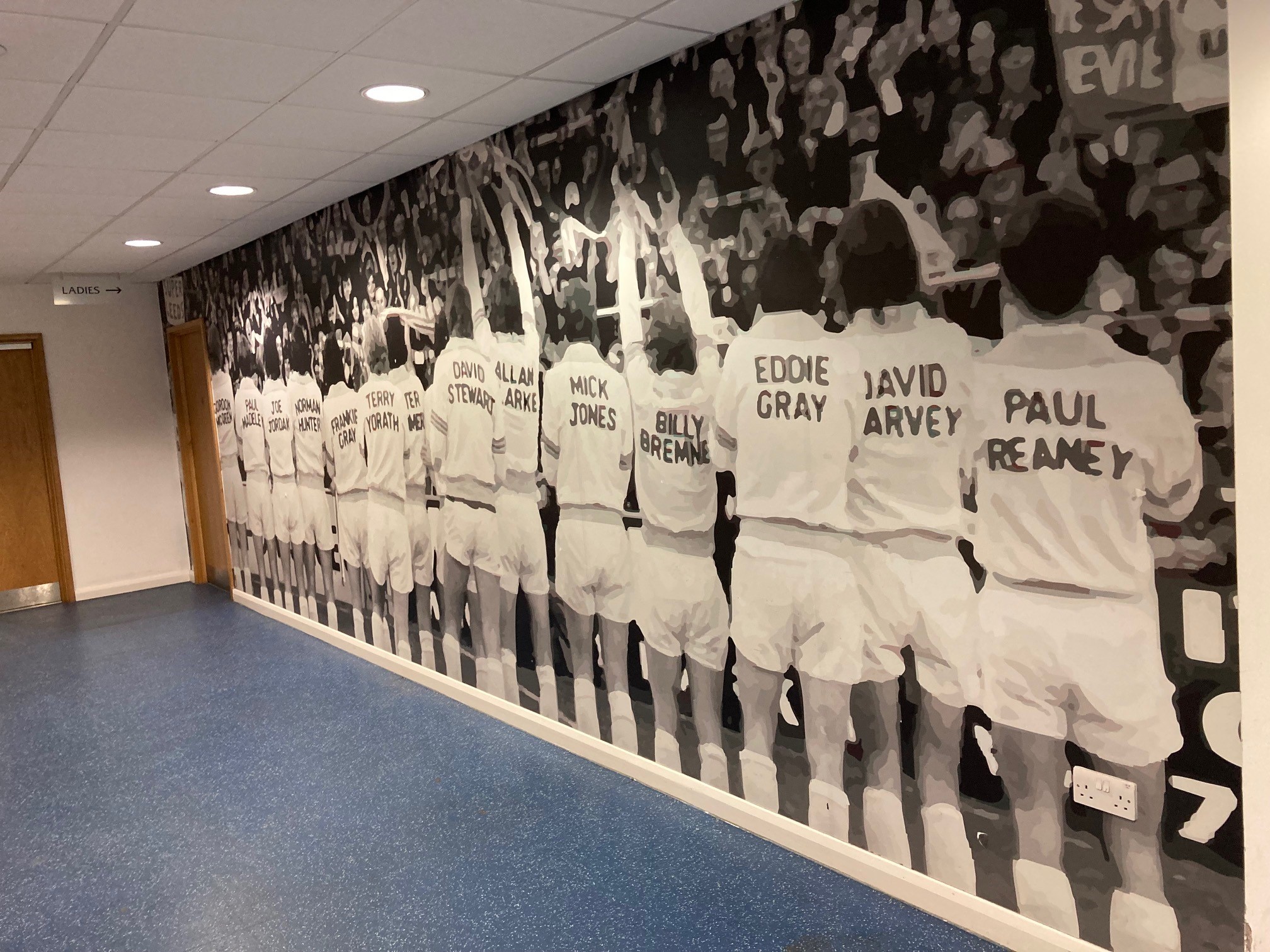 Staicase leeds united