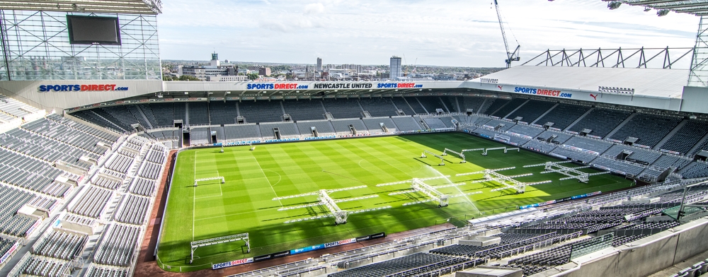 St. James' Park View on Pitch