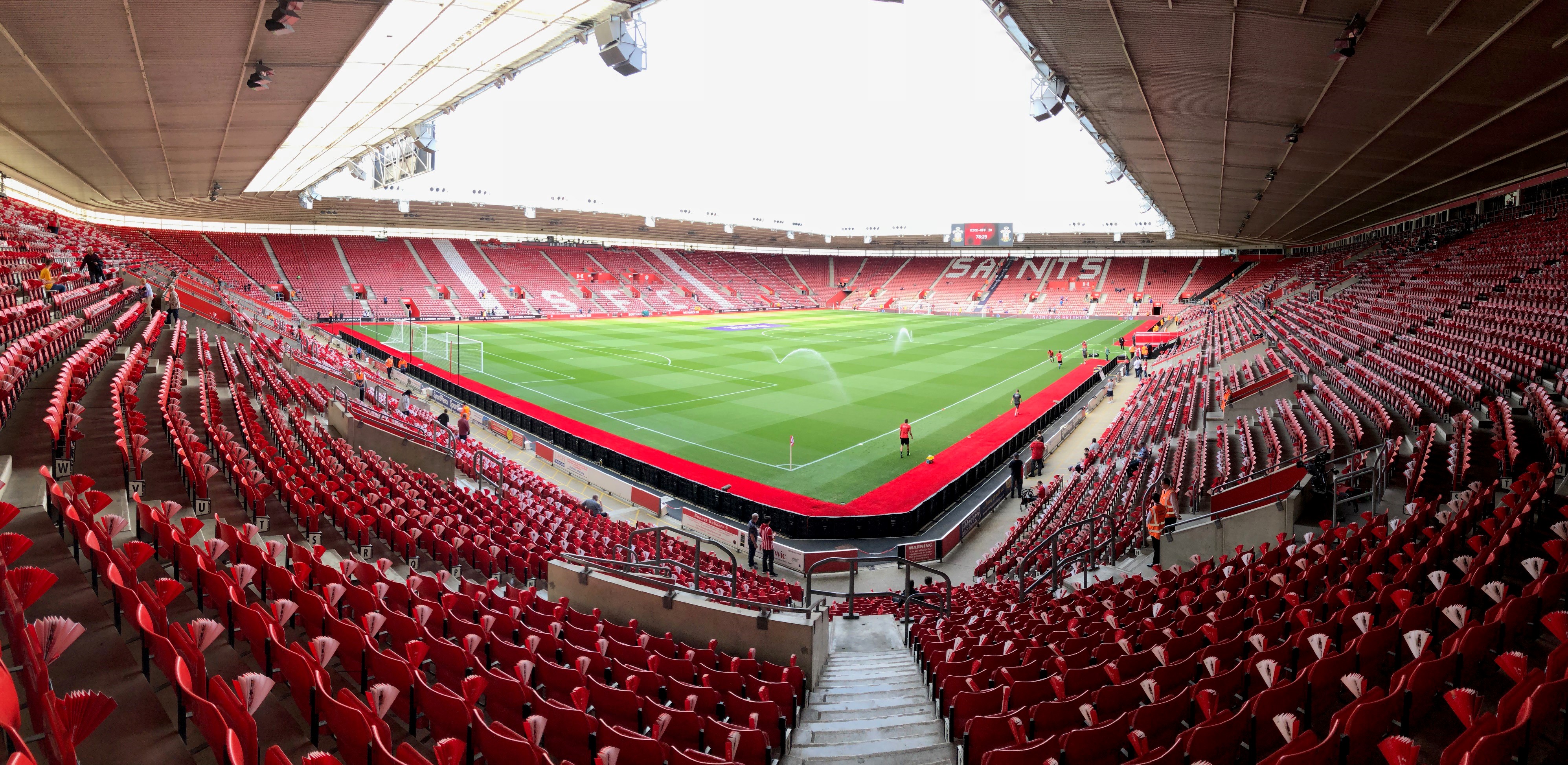 Saint Mary Stadium Panorama Blick