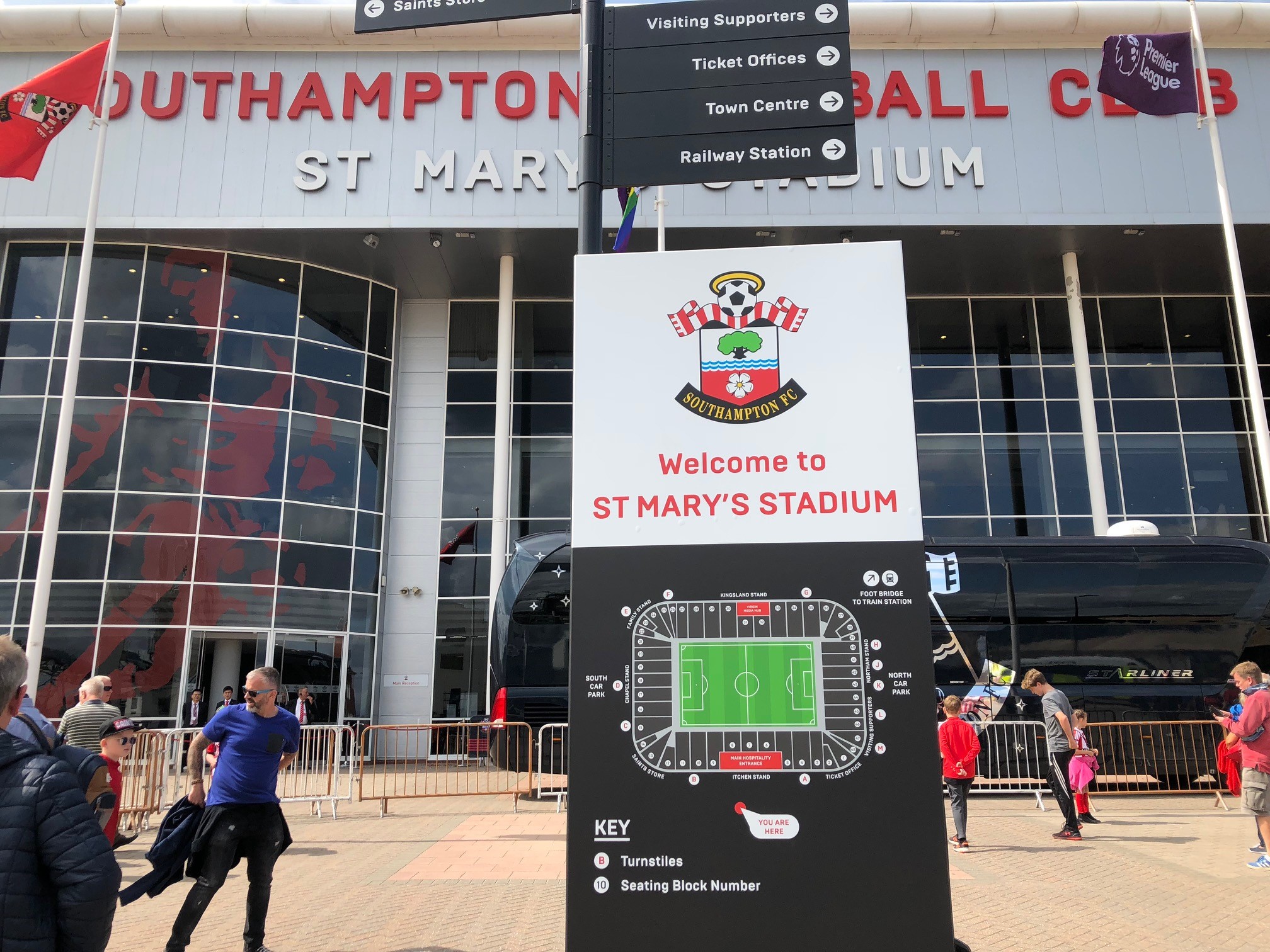 Saint Mary Stadium Southampton