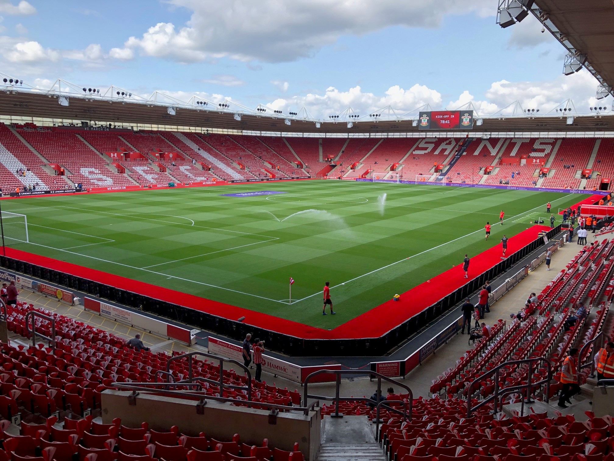 St Mary Stadium Southampton Blick Itchen South