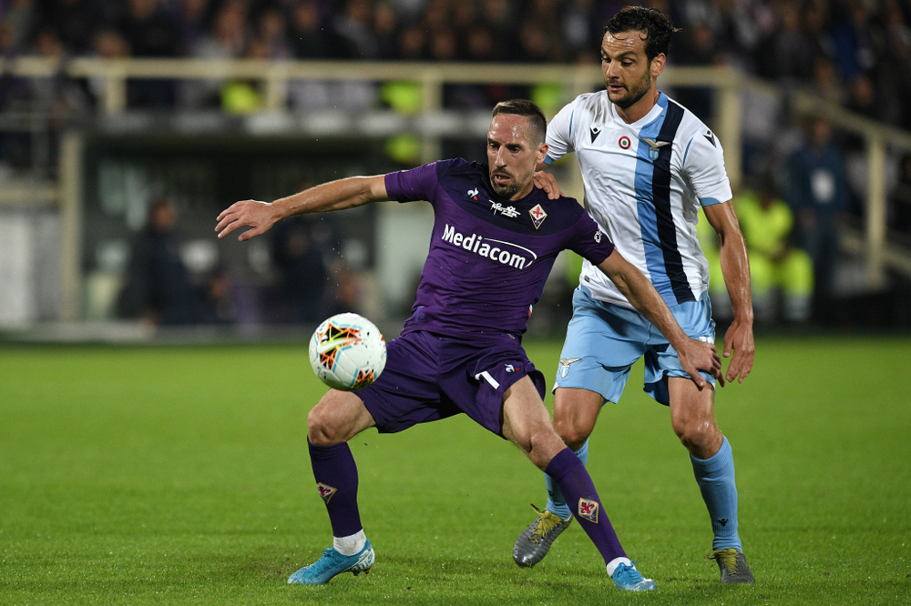 Franck Ribery im Dress von AC Florenz