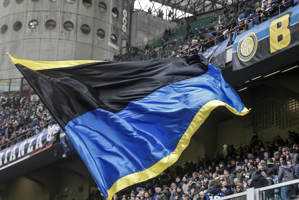Inter Mailand Fans im Stadion