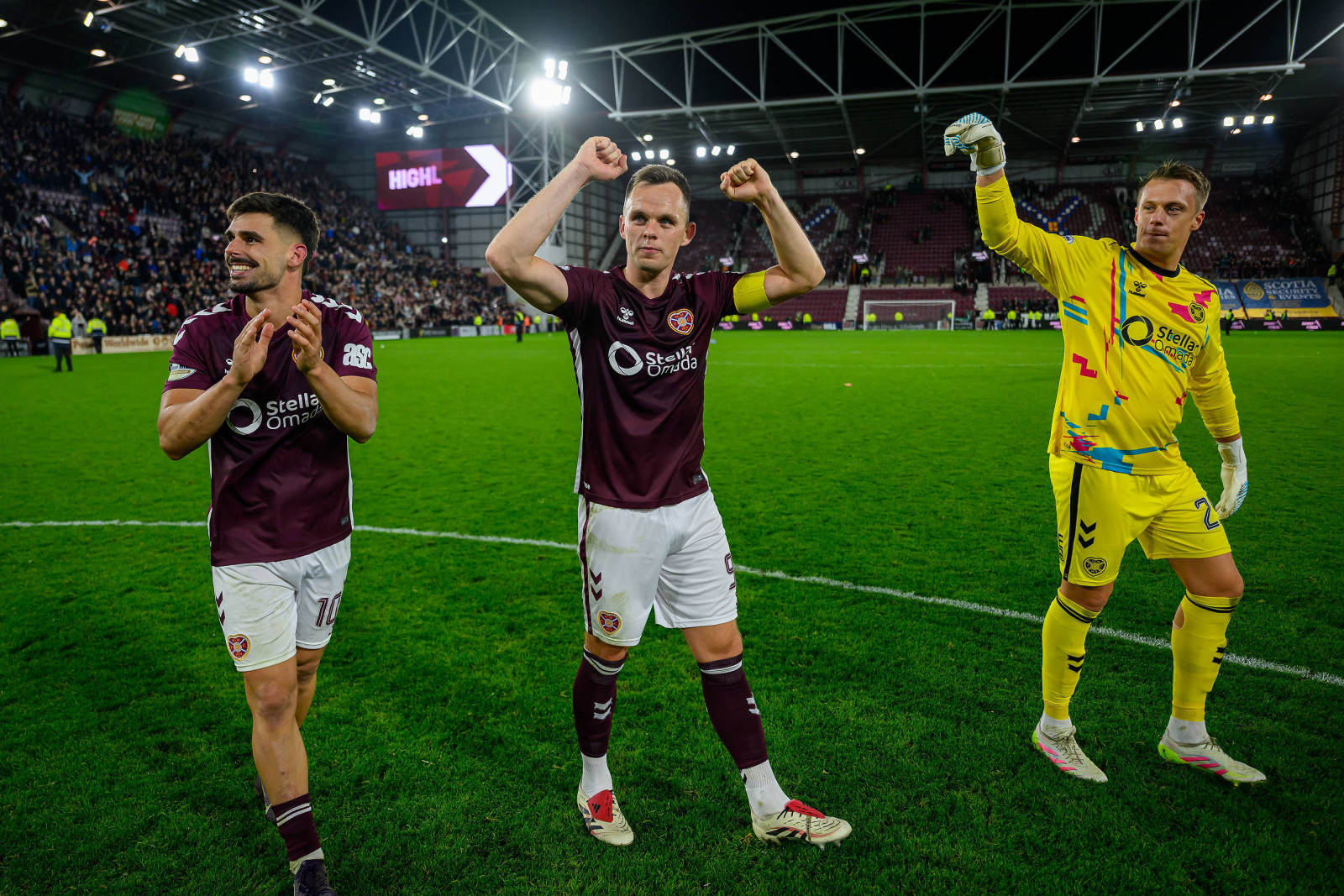 Heart of Midlothian Hibernian Celebration