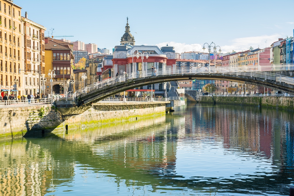 Bilbao Stadt an der Bucht von Biskaya